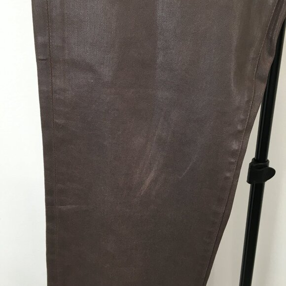 DL1961 Ultimate Black Coffee Coated PATTI Straight High Rise Vintage Ankle Jeans - Picture 13 of 13